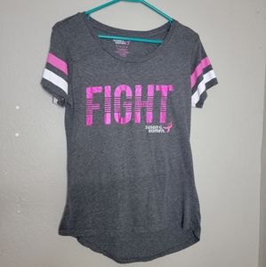 *ABSOLUTE FINAL PRICE* Susan G. Komen fitted t-shirt size Small